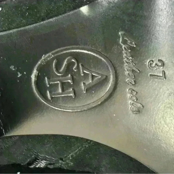 ASH Heidi bootie Floral embroidered black suede leather sole US 6.5 EU 37 EUC - Picture 7 of 13